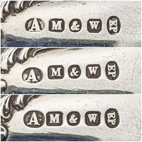 英國復古鍍銀蛋糕餐具套裝 Mappin & Webb